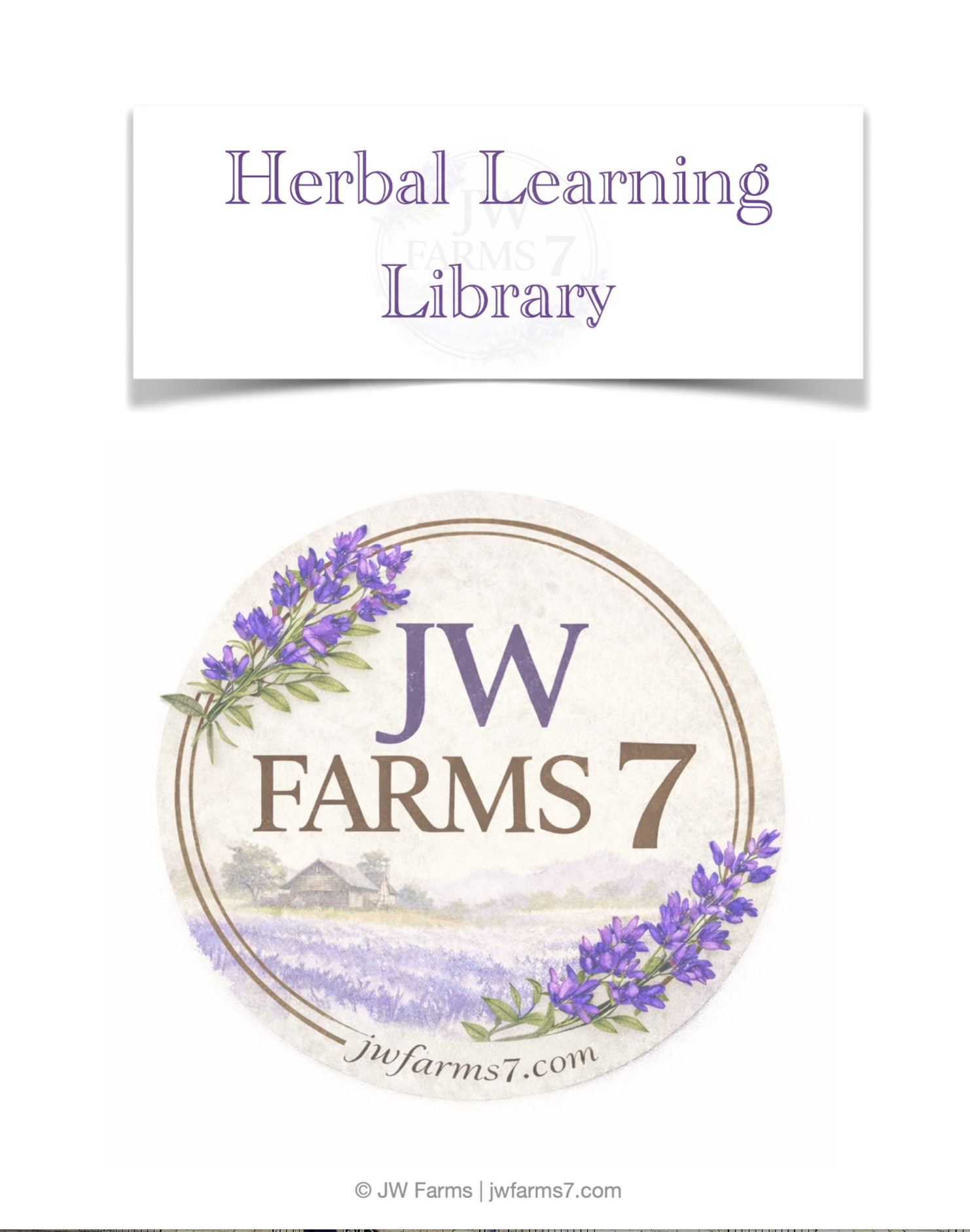 Herbal Learning Library book cover preview